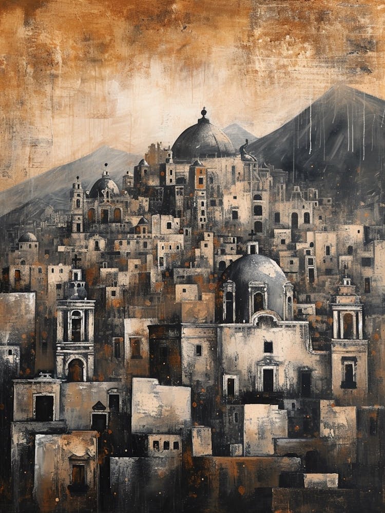 Kitsch Mexico City Painting 3