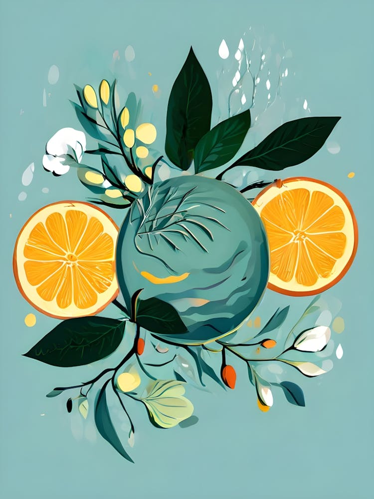 Oranges And Leaves 1