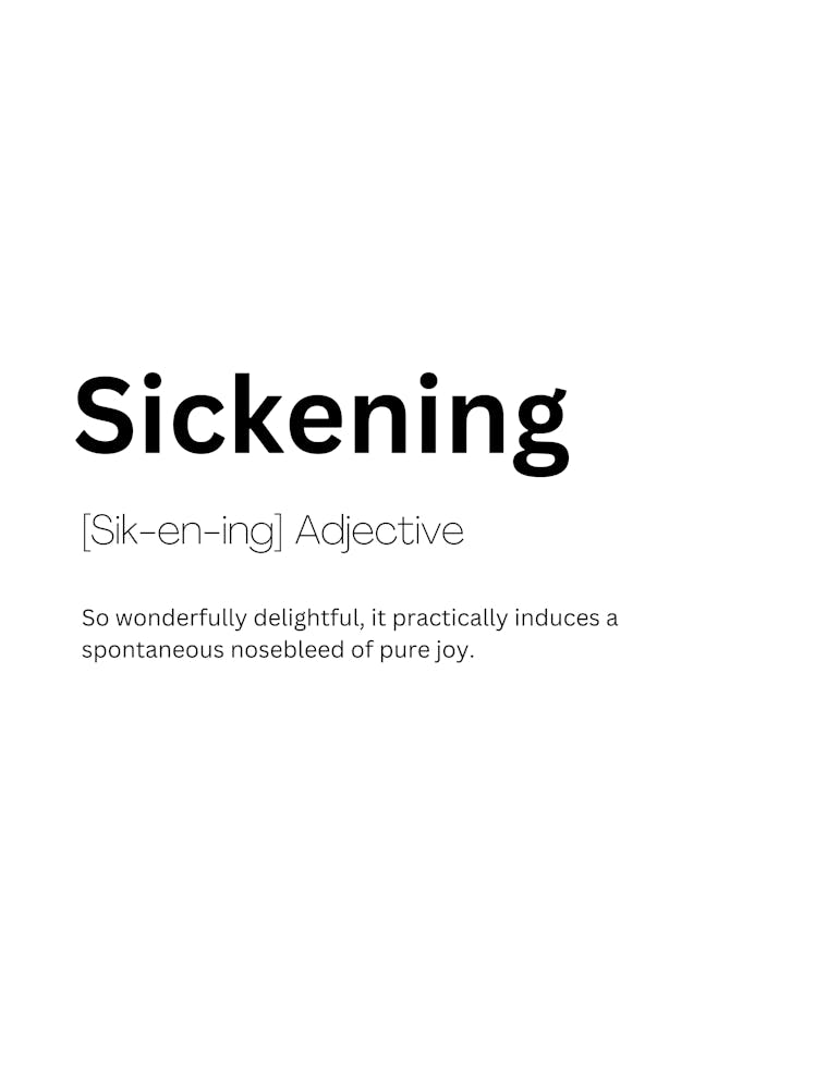 Sickening Definition Meaning 1