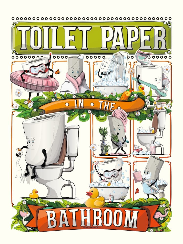 Toilet Paper In The Bathroom