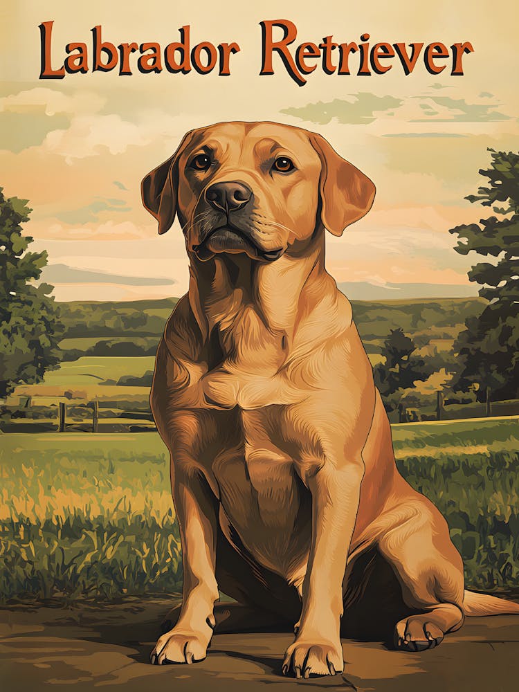 Labrador Retriever Vintage