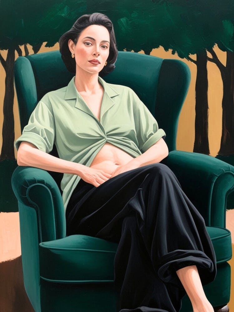 Woman In A Chair 1