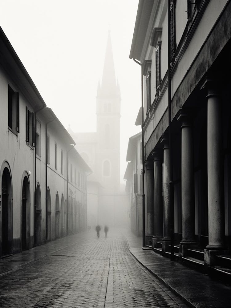 Pavia, Italien, Schwarz-Weiß-Analogfotografie 3