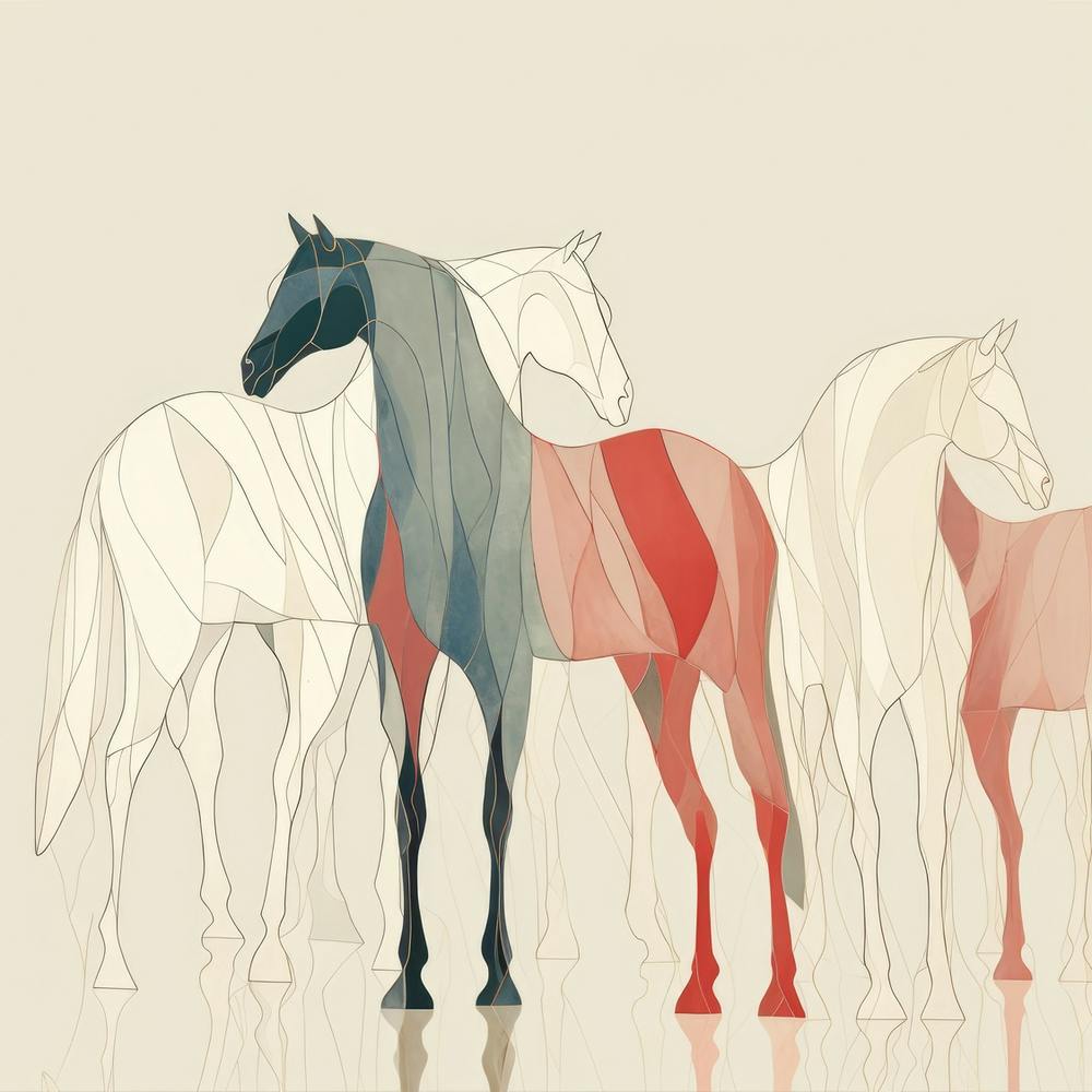 Abstract Equines Collection 34