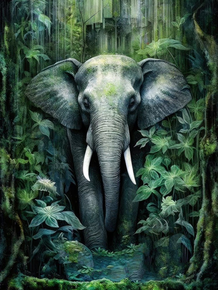 Elephant In The Jungle animal