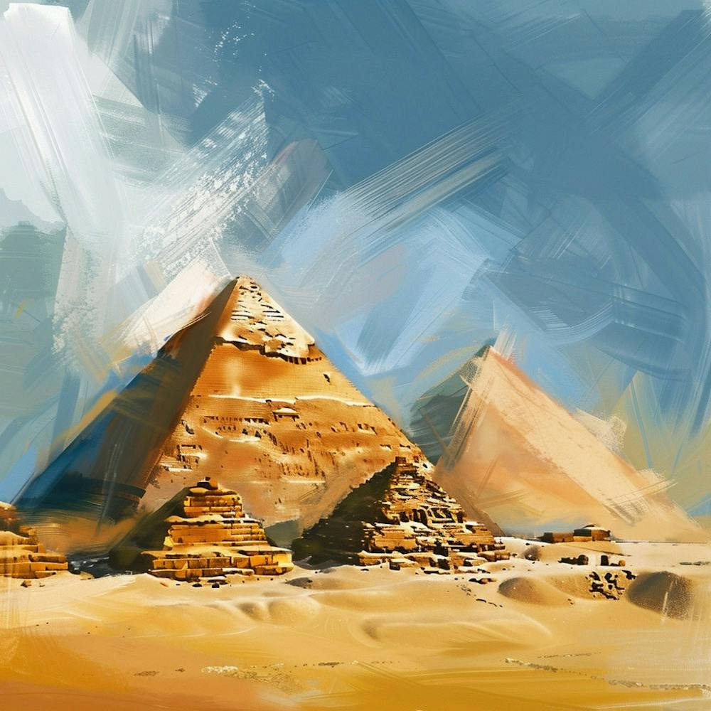 A Pyramids Of Giza Expressive Strokes Illustrati 1719990950 3