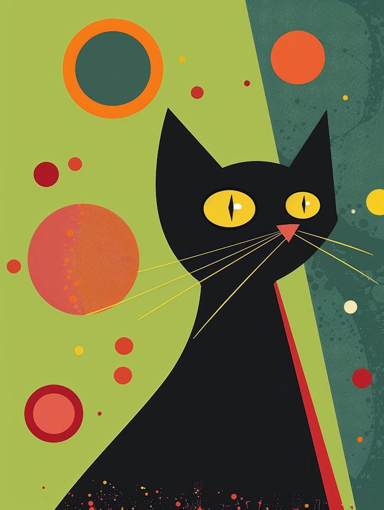 Chat Aux Yeux Jaunes 2