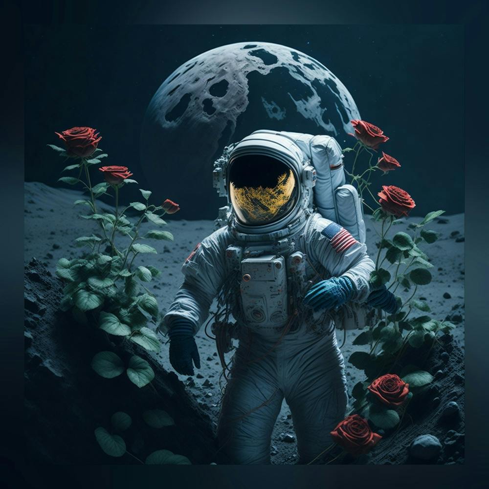 Astronaut On The Moon