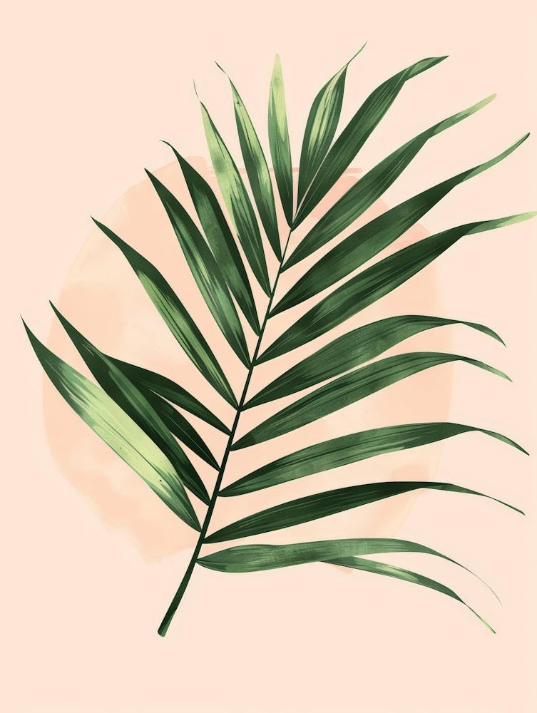 Palm Leaf Print