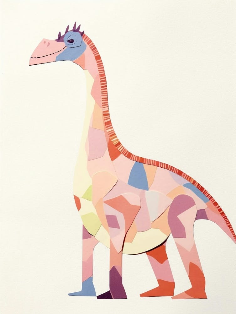Nursery Dinosaur Art Parasaurolophus 6