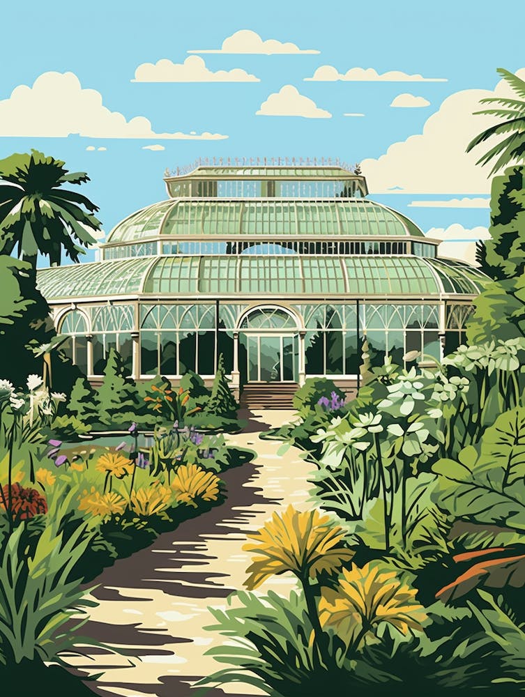 Kew Gardens Vereinigtes Königreich Illustration 2