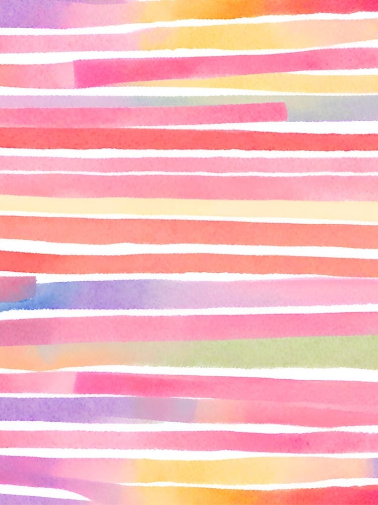 Watercolor Stripes