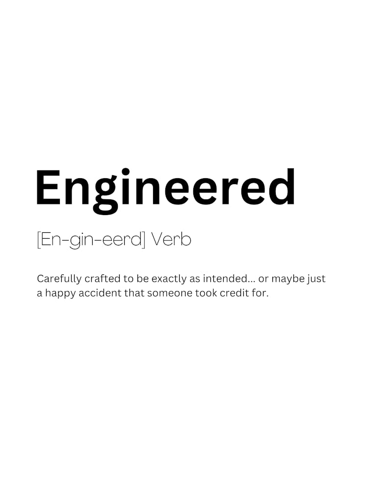 Engineered Definition Meaning