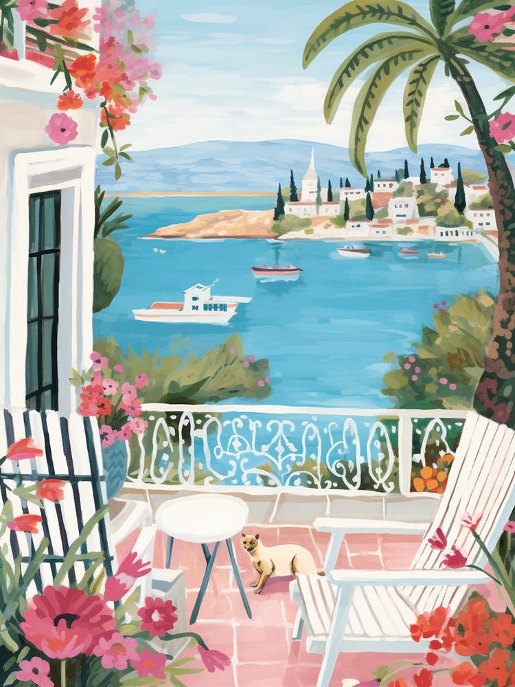 Bodrum Turkey 6 Illustration