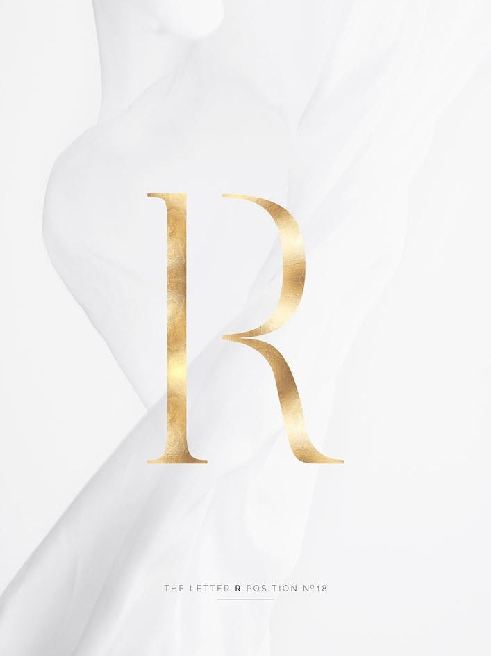 Letter R Gold