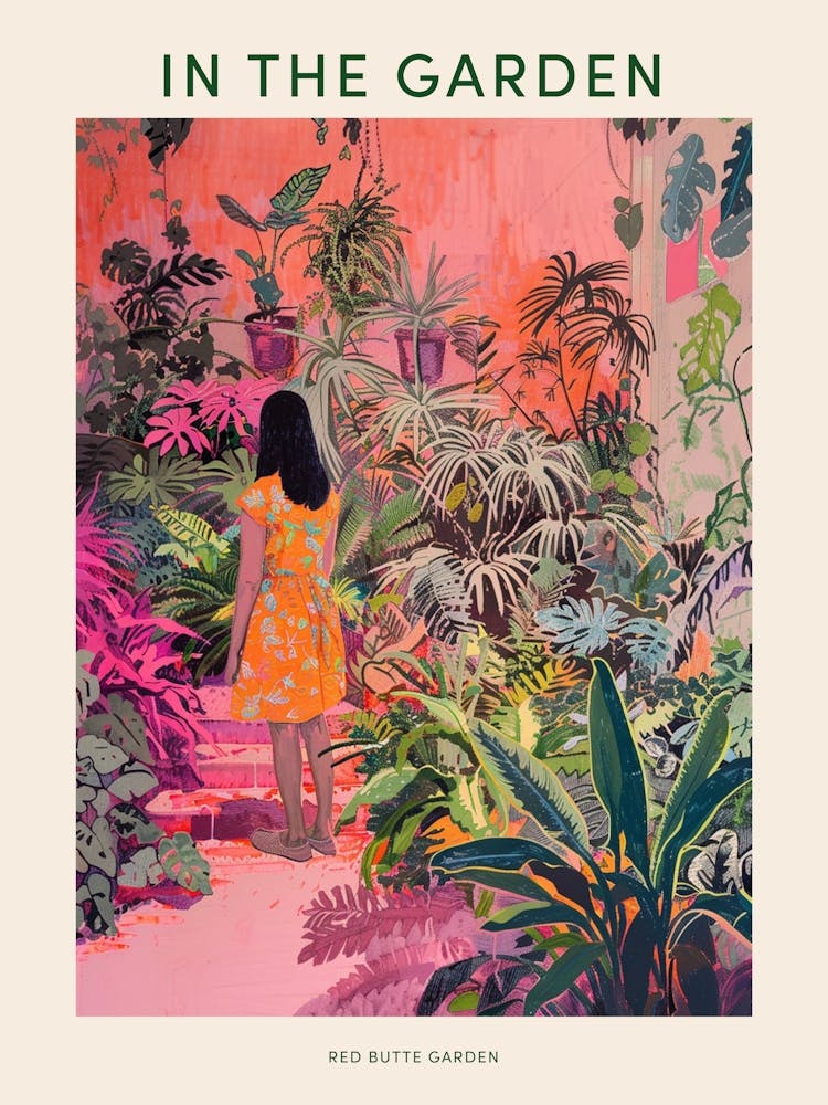 In The Garden Poster Red Butte Garden Usa