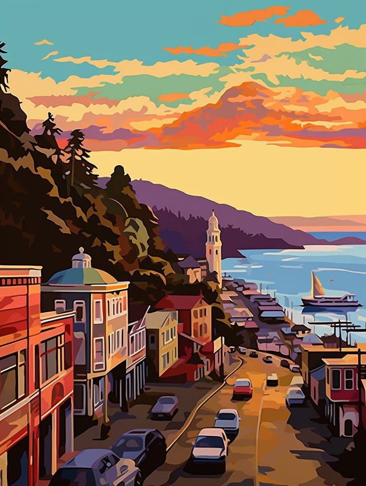 Port Townsend Retro Pop Art 16