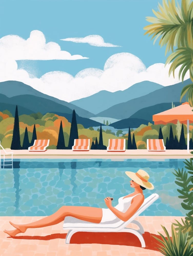 Lounging By The Pool 7