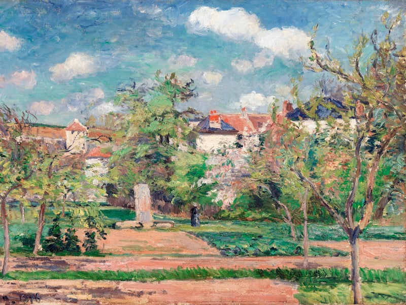 The Garden In The Sun, Pontoise (1876), Camille Pissarro