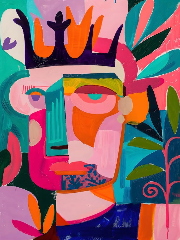 Matisse Inspired,King Of The Jungle, Fauvism Style