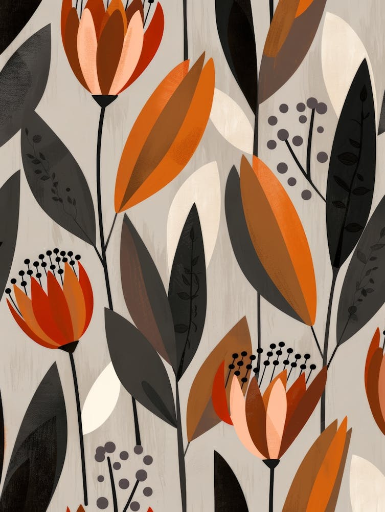 Orange Flowers 7