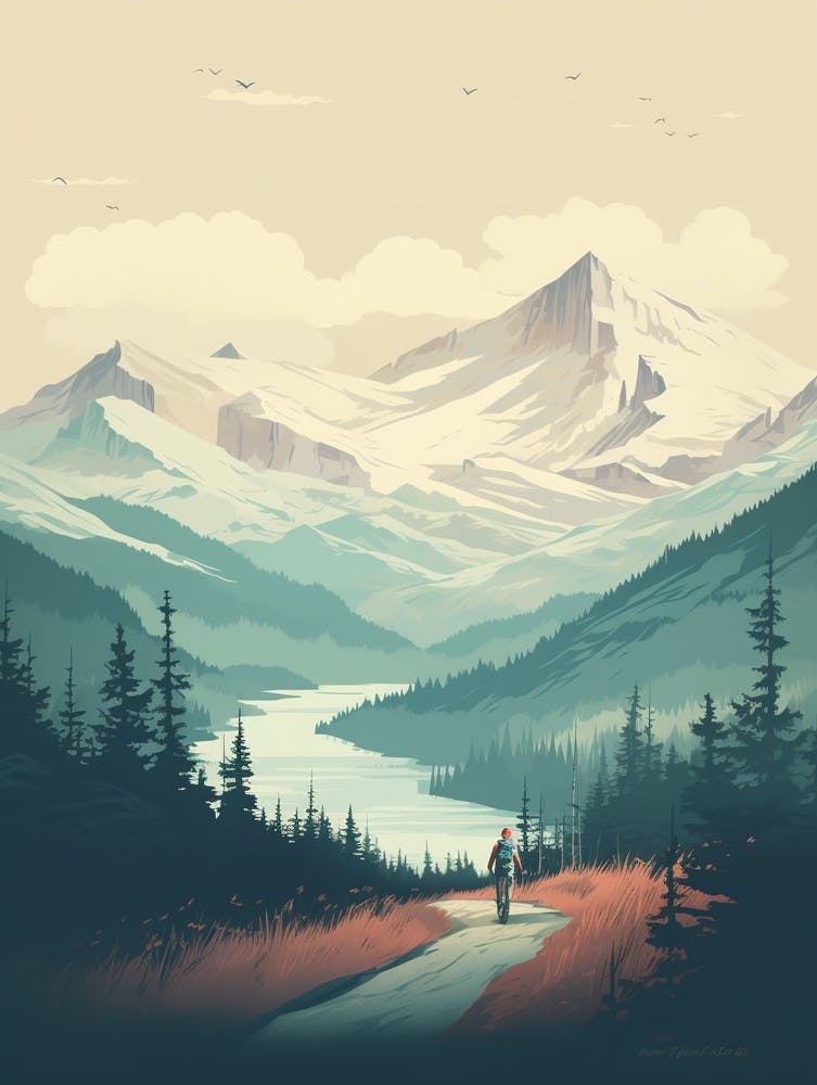 Chilkoot Trail Canada 2 Hiking Trail Landscape