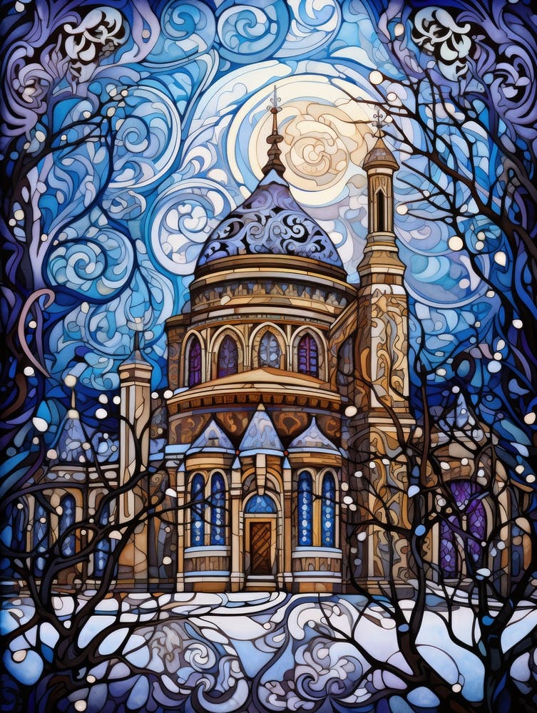 Snowy Church