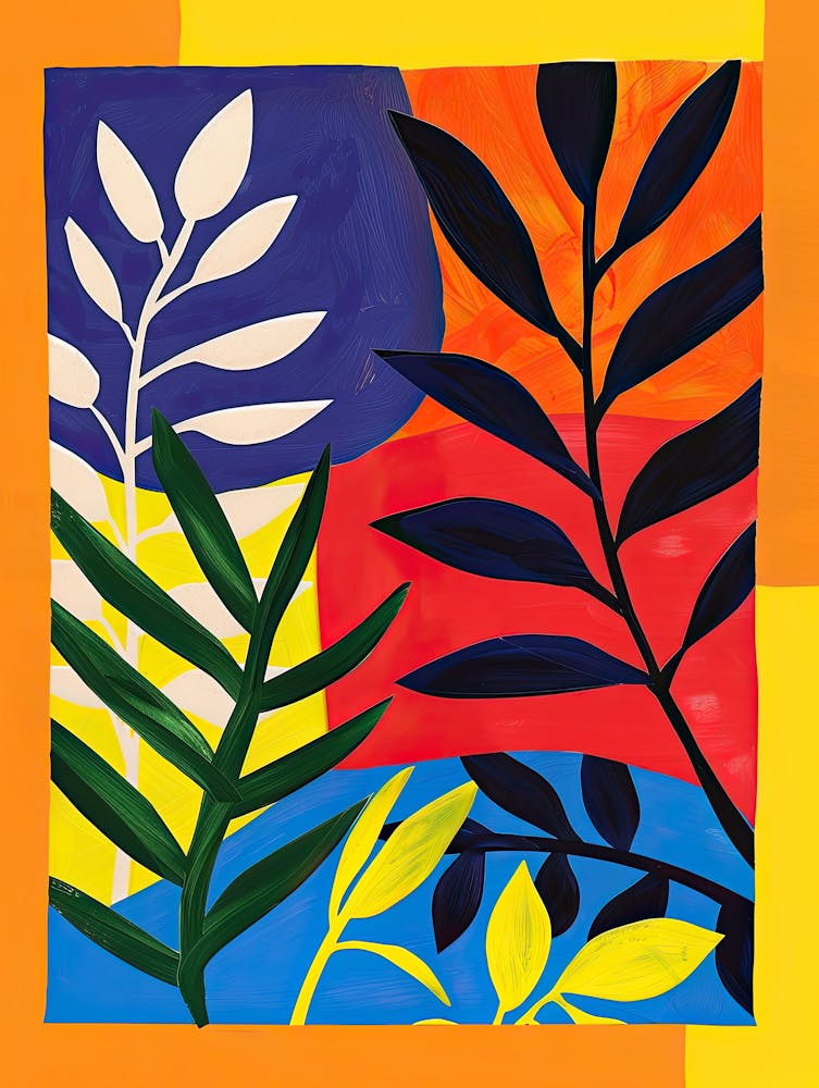 Golden Tropics Matisse Style