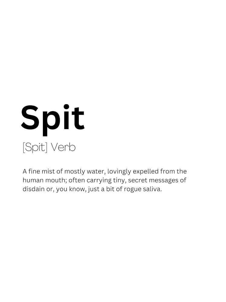 Spit Definition Bedeutung