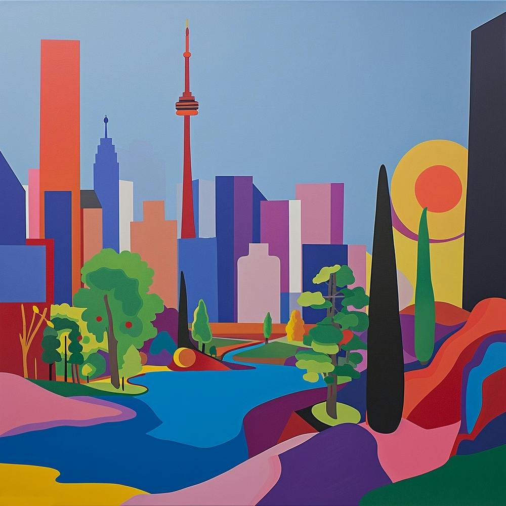 Abstract Travel Collection Toronto Canada 6