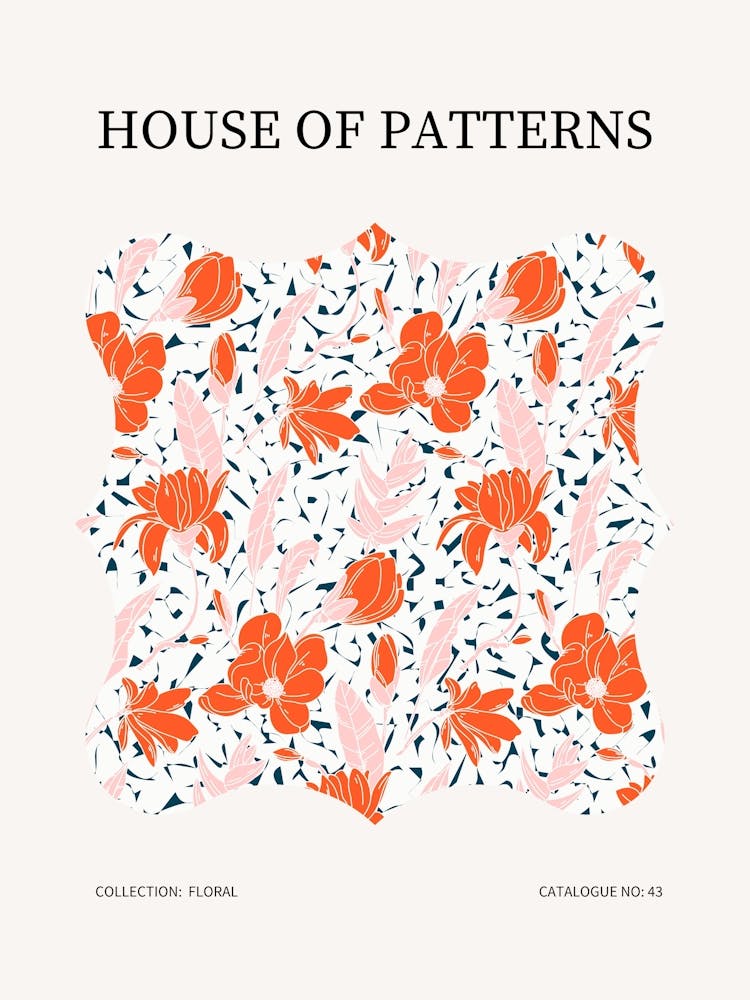 Floral Pattern Poster 43