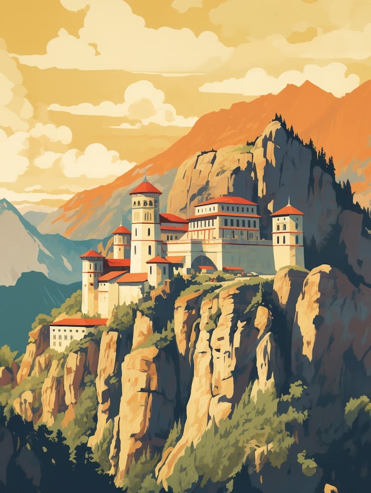 Sumela Monastery Art Deco 3