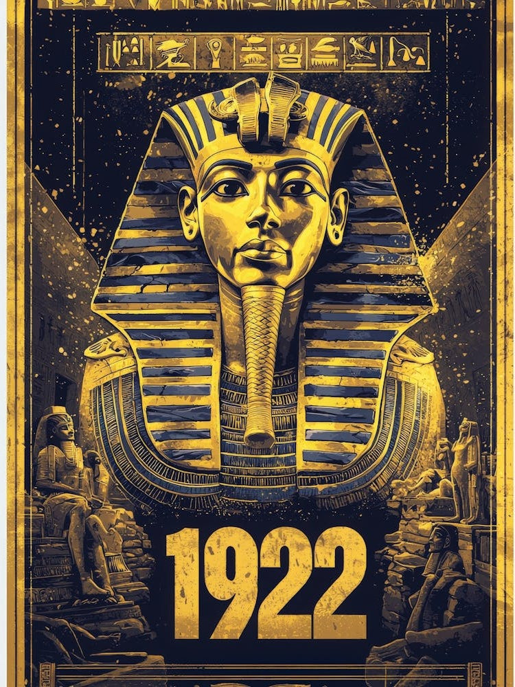 Aihrgdesign A Vintage Poster Celebrating The Discovery Of Tut 70379b48 98c1 4848 Bfe9 30006daa3b4e 2