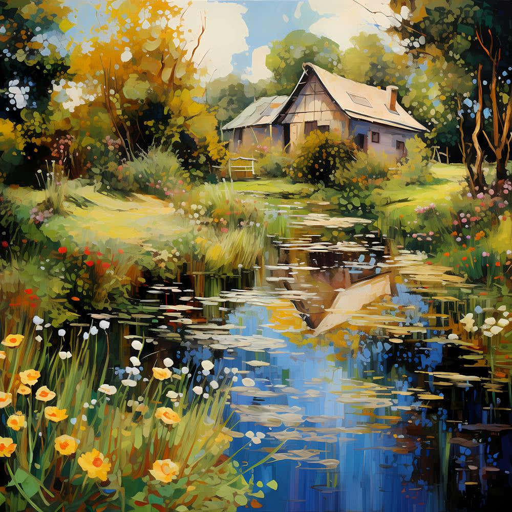 Riverside Elegance in Bloom