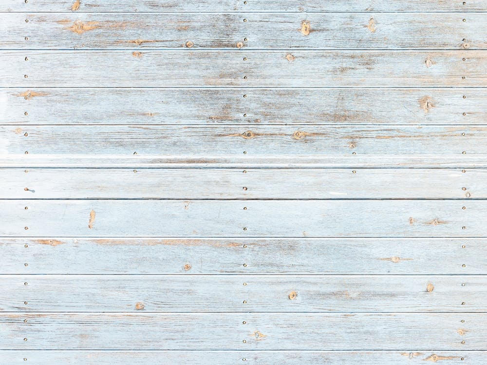 Blue Painted Wood Background