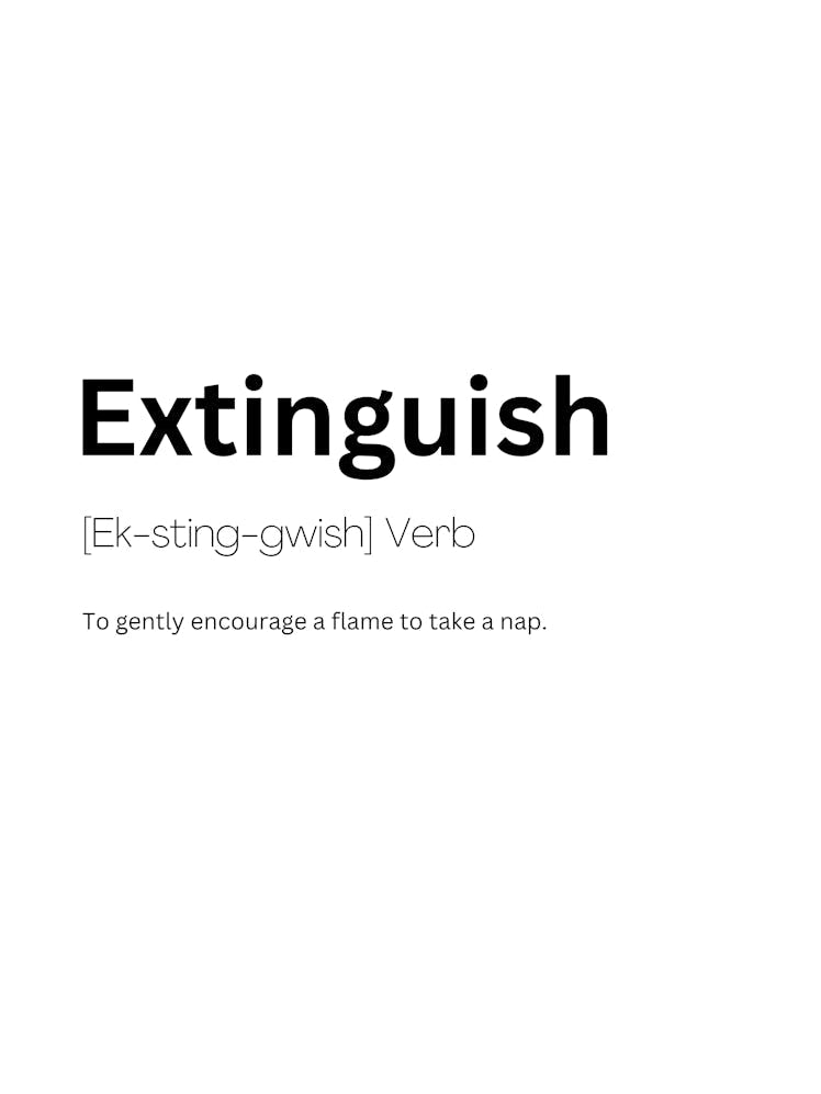 Extinguish Definition Meaning 1