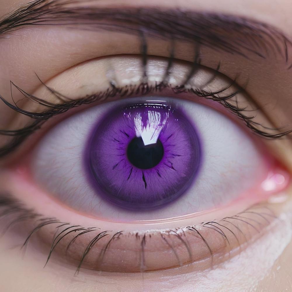 Purple Colored Contact Lens