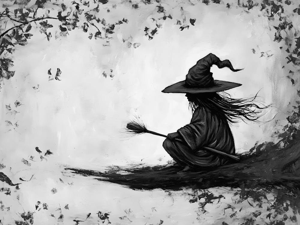 Witch On Broom