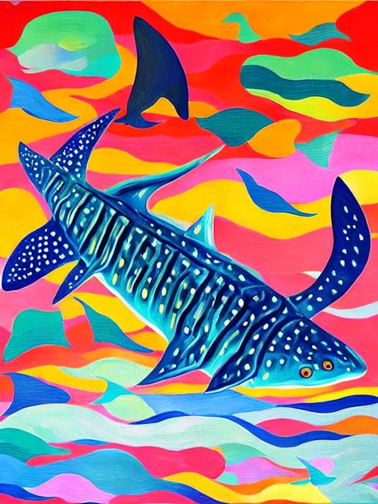 Whale Shark Matisse Inspired
