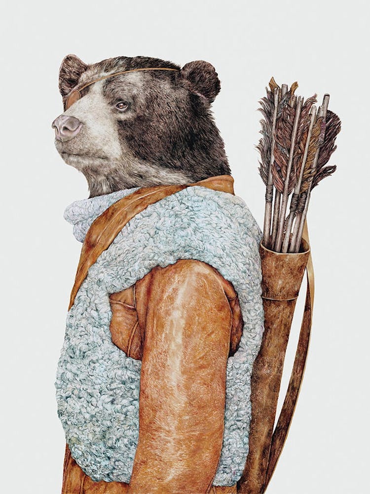 Bear With Arrows