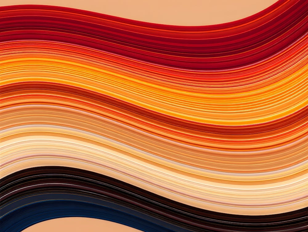 Abstract Wavy Pattern