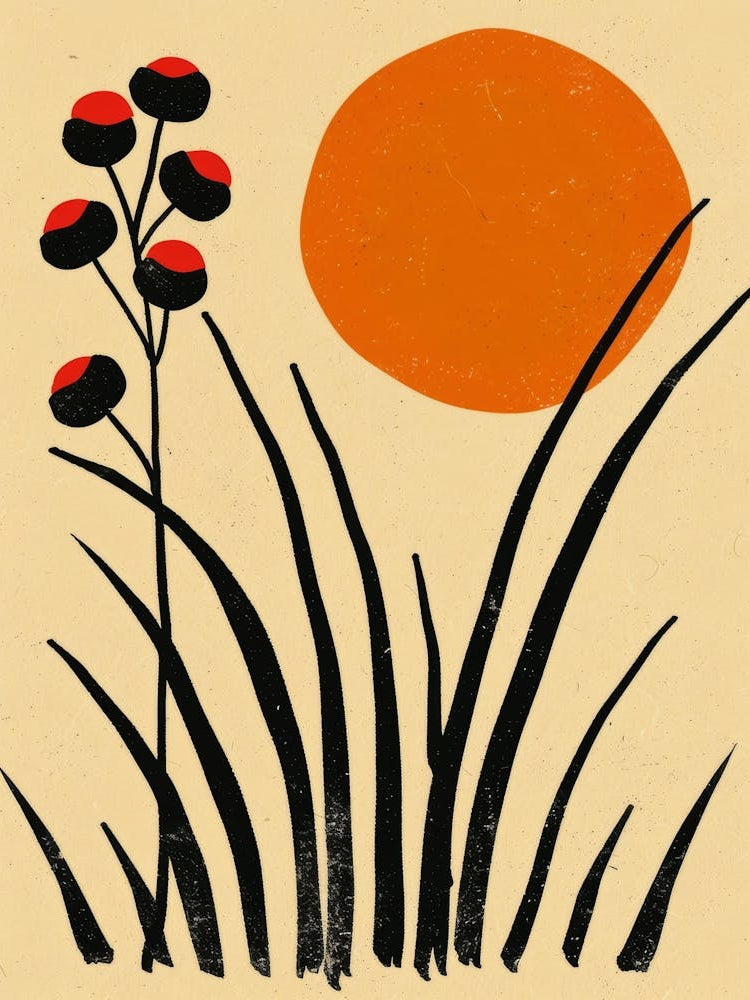 Sunset In The Grass 4