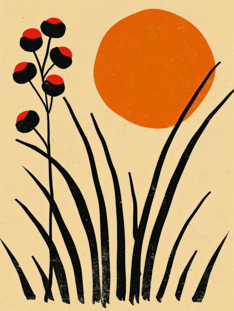 Sunset In The Grass 4