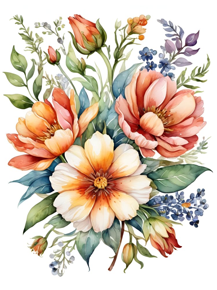 Watercolor Flowers 31