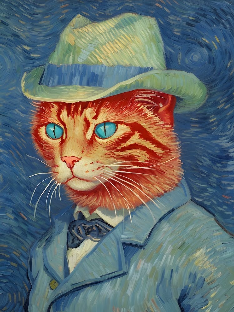 Portrait of a cat, Vincent van Gogh 3