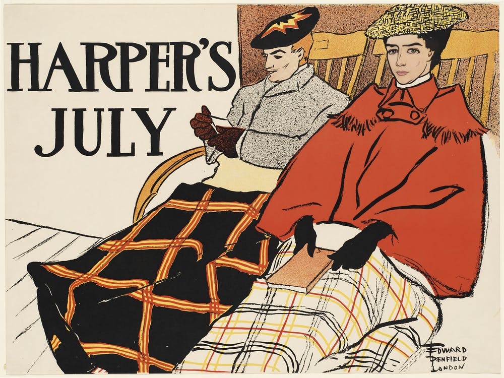 Harper's July, Edward Penfield