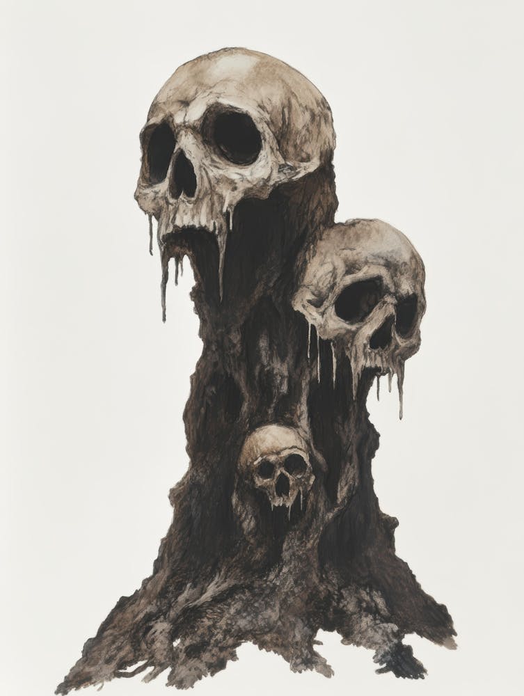 Skulls On A Tree