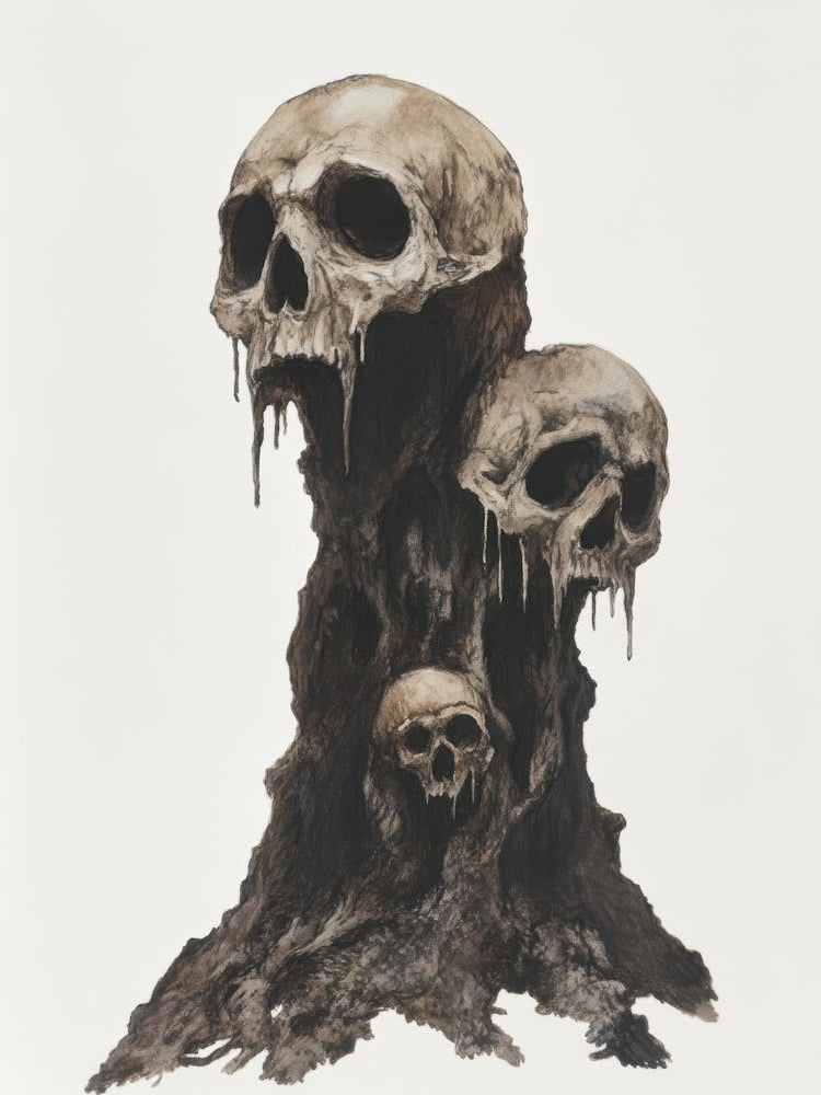 Skulls On A Tree