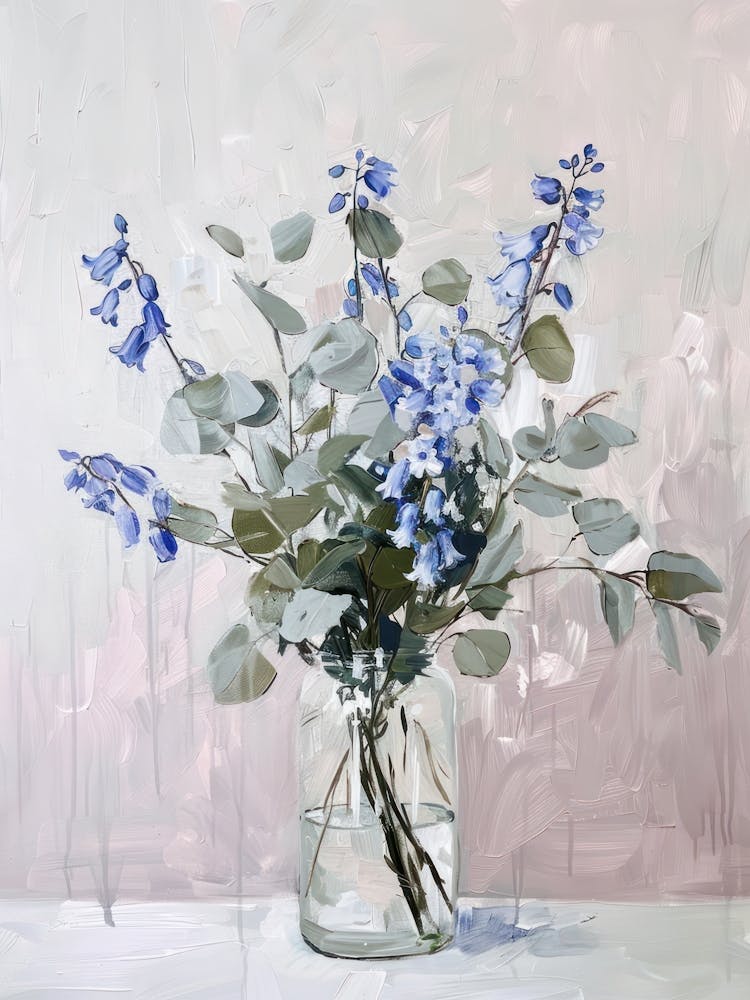 A World Of Flowers Bluebell 1 Painting