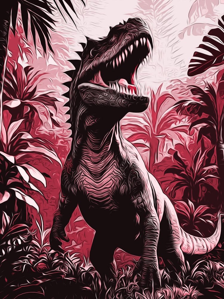 The Monster Acrocanthosaurus In Garden Park